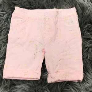 Epic Threads |  Girl's Pull On Shorts | Light Pink Gold Splatter | Various Sizes